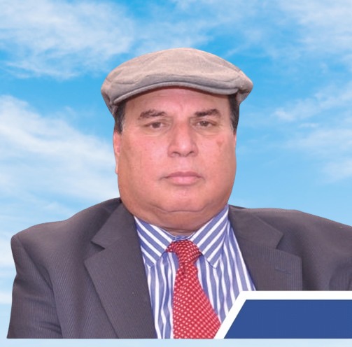 Portrait of Muhammad Qasim Khan, President of UEWS